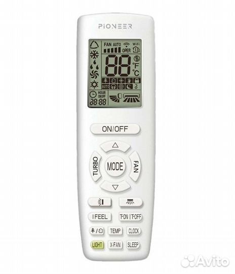 Сплит система Pioneer kfri70LW/kori70LW Nord-30