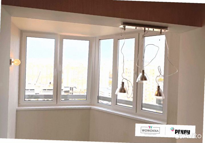 Пластиковое окно пвх Двухкамерное