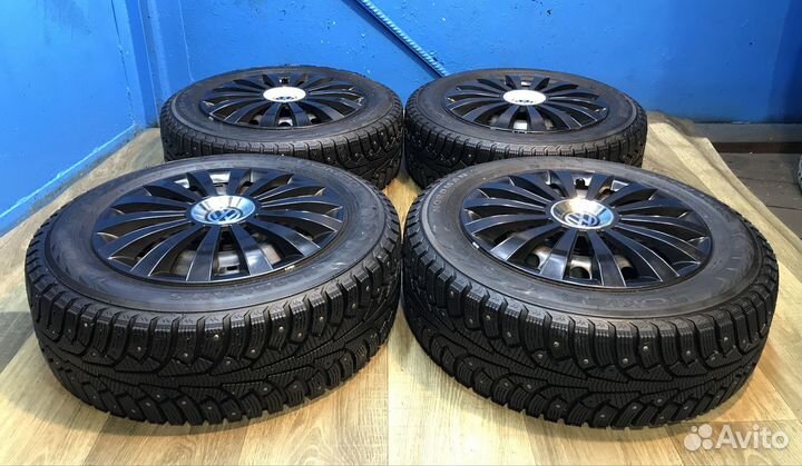 Колеса Volkswagen Polo Sedan R15 штамп зима нокиан