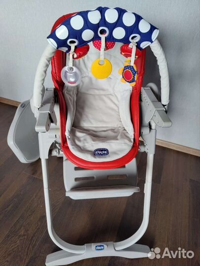 Стульчик для кормления chicco polly magic 0+