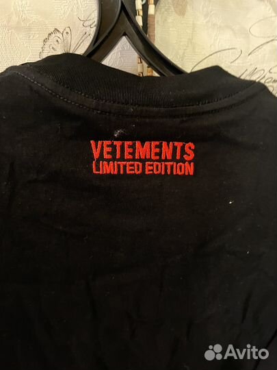 Футболка vetements rammstein