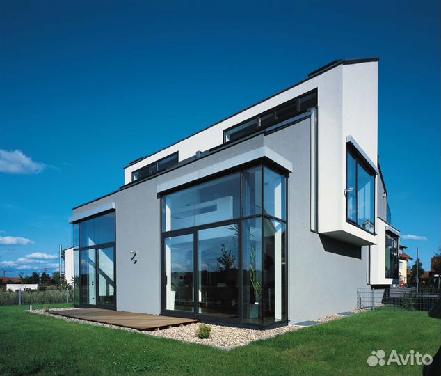 Окна алюминиевые. Раздвижные двери