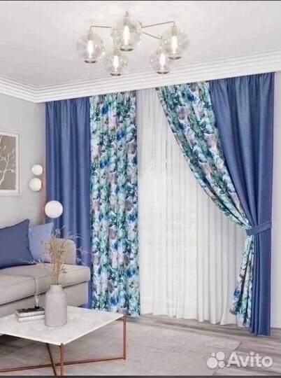 Комплект готовых штор