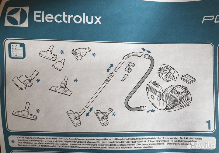 Пылесос Electrolux EPF63DB