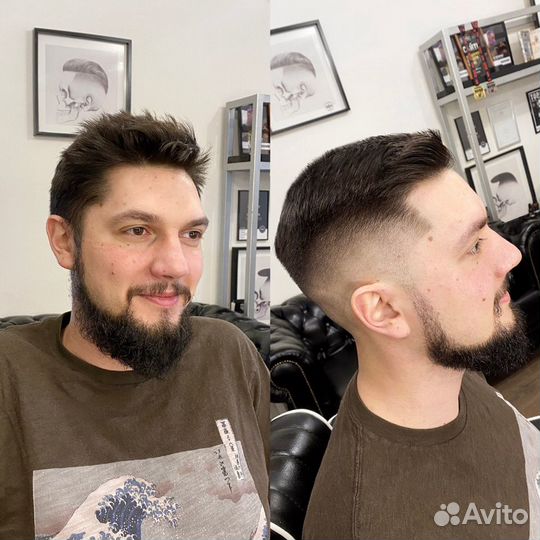 Мужские стрижки, Барбер, парикмахер