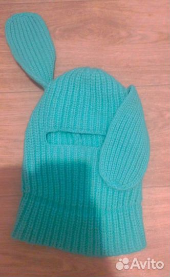 Шапка шлем для девочки зима