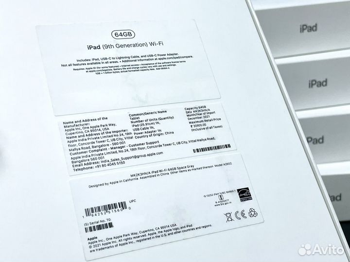 iPad 9-го поколения (2021) 64Gb Space Gray