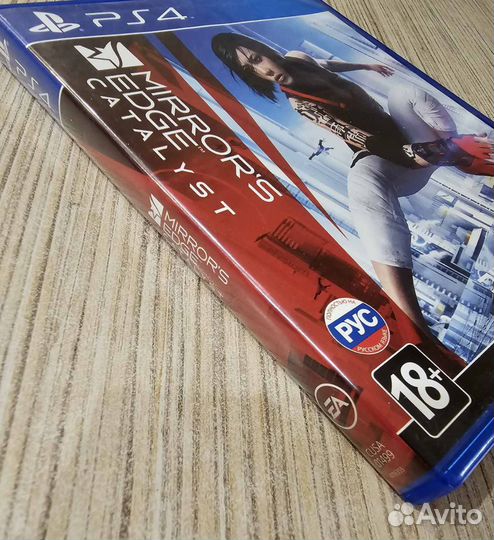 Диск на ps4 Mirrors edge catalyst