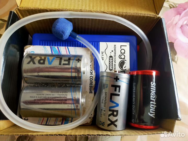 Компрессор мобильный для перевозки рыбы