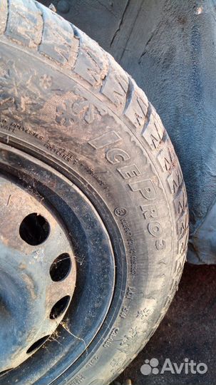 Колеса диски r14 4х100 шины 185 65 14 зима