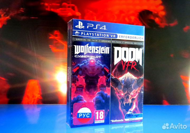 Doom VFR AND wolfenstein cyberpilot - VR PAC PS4
