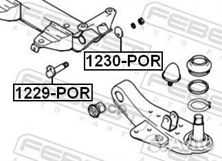 Болт эксцентрик hyundai porter H-100 04- 1229-P