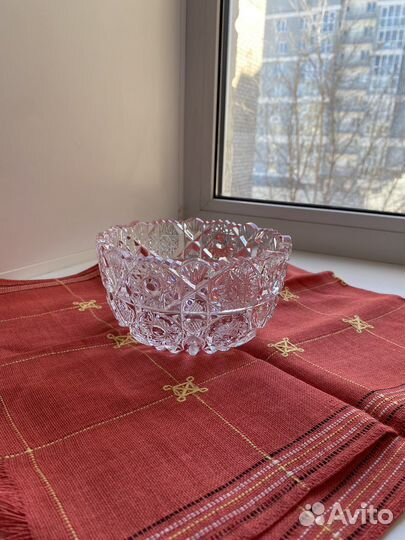 Салатник хрусталь