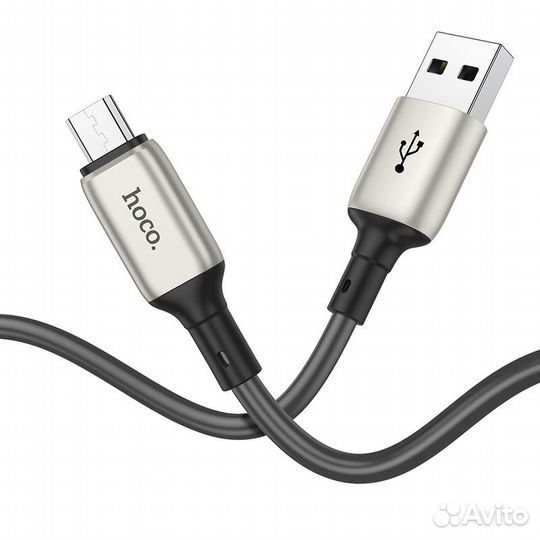 Кабель USB Micro USB X66 1M 2.4A hoco
