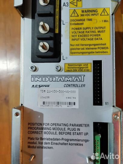 Блок управления indramat TDM-030-300-W1-000