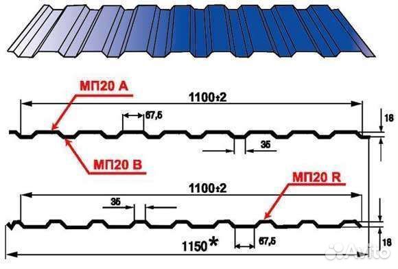 Профнастил мп-20