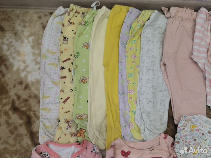 Вещи пакетом для девочки 68-80