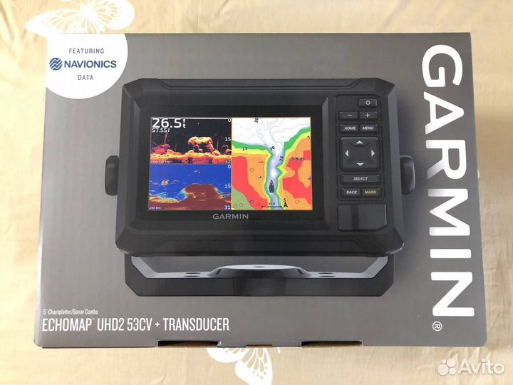 Эхолот Garmin echomap UHD2 53cv с GT20