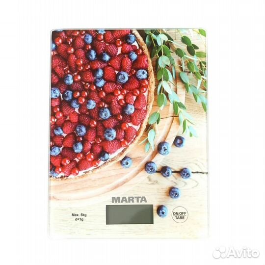 Весы с термометром marta ягодный пирог