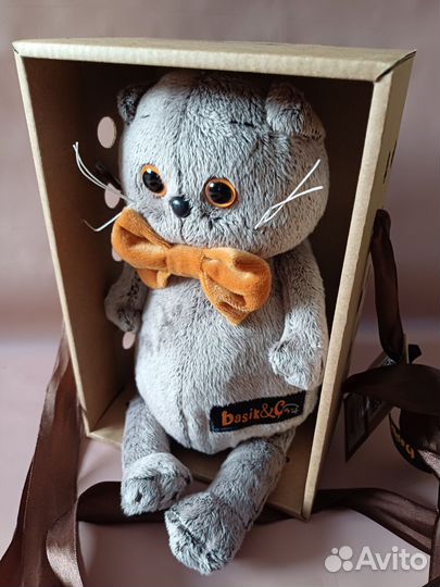 Мягкая игрушка кот басик новая BudiBasa