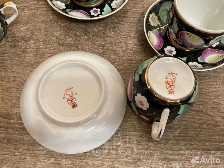 Чайный сервиз вербилки СССР