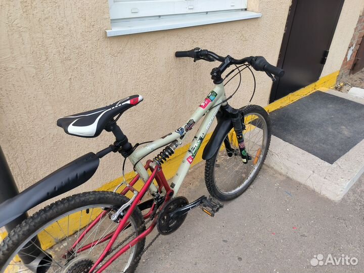 Велосипед детский двух подвес rockrider 24