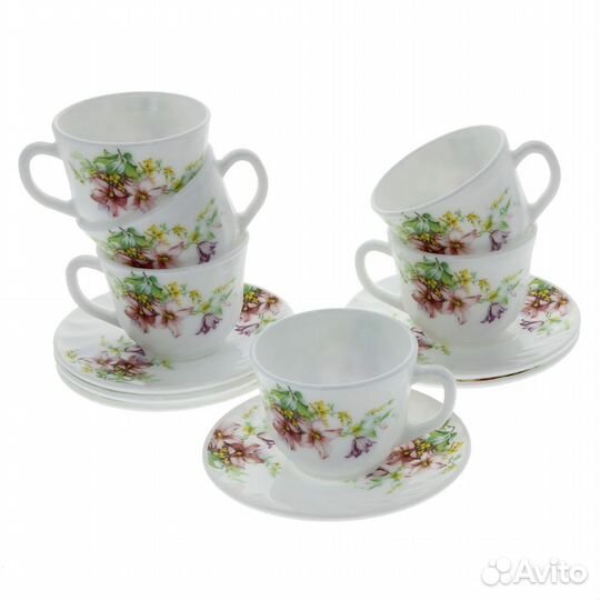 Чайный набор Сонже Farforelle, 190мл, 12 предметов