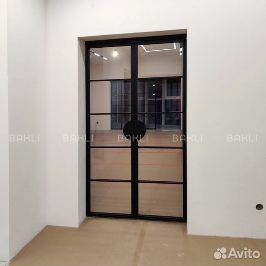 Перегородка интерьерная стальная для зонирования