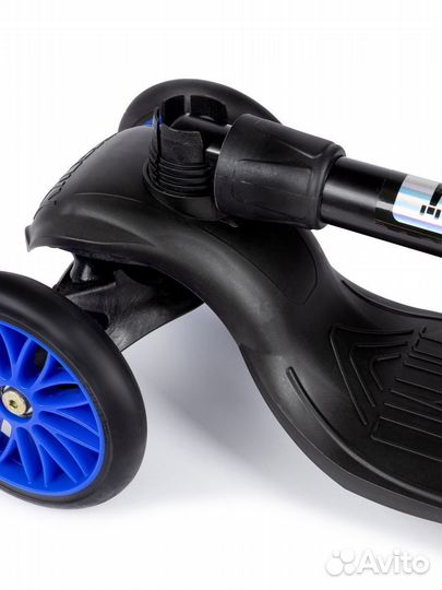 Самокат детский baby синий/черный