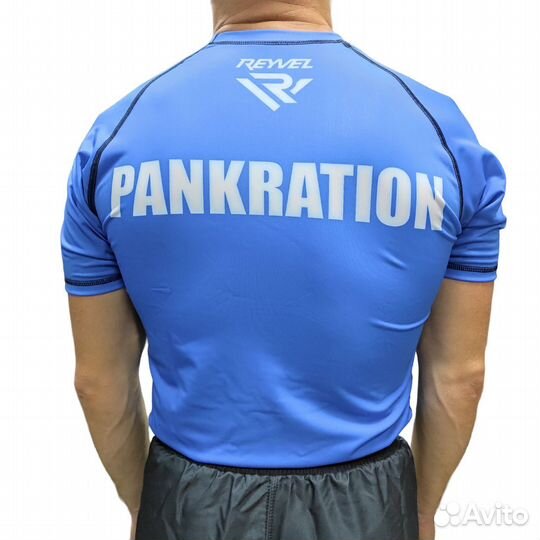 Рашгард Панкратион (Детский) Reyvel Blue