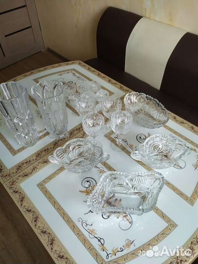 Хрустальные фужеры бокалы СССР