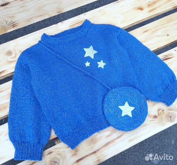 Новый свитшот ручная вязка в наличии