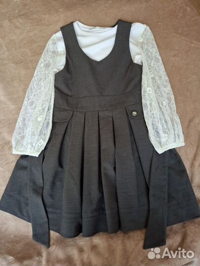Школьная форма для девочки 128 134 пакетом