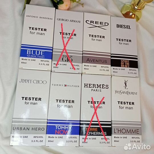 Парфюмерия тестеры 60 мл