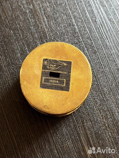 Таблетница винтаж Индия перегородчатая эмаль