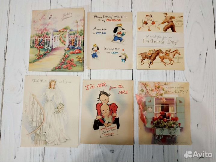 Старинные поздравительные открытки США