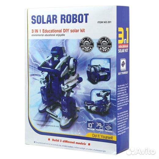 Робот конструктор на солнечных батареях. Новый