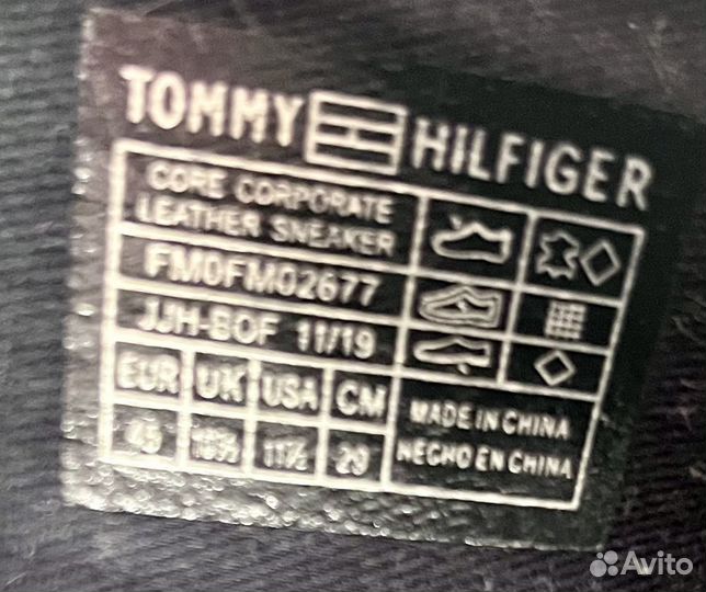 Кеды мужские Tommy Hilfiger р. 45 (29см)