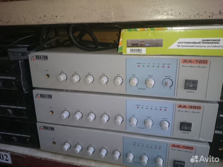 Усилители А-120, А-240 и А-360