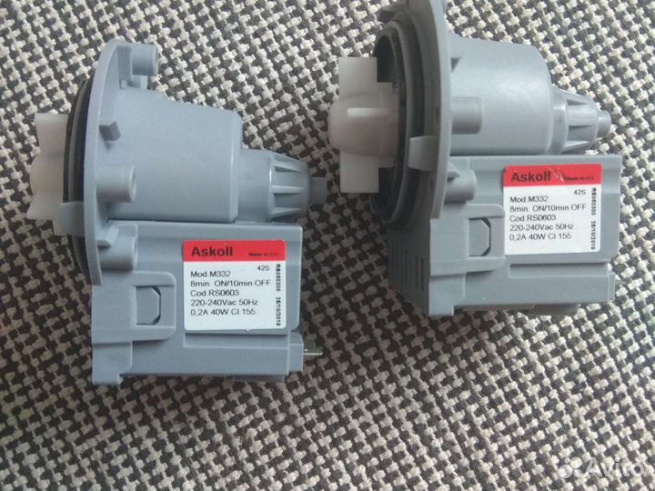 Насос стиральной машины М332 Аscoll