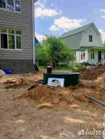 Септик под ключ, установка, гарантия до 25 лет