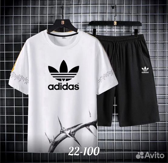 Костюм шорты и футболка adidas