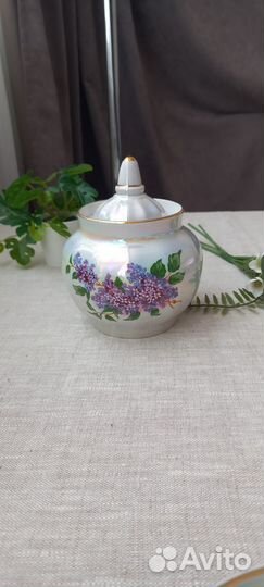 Чайный сервиз Дулево Сирень 15пр СССР (винтаж)