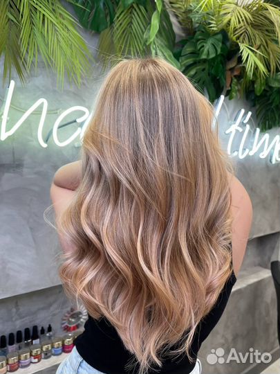 Сложное окрашивание волос у опытного мастера