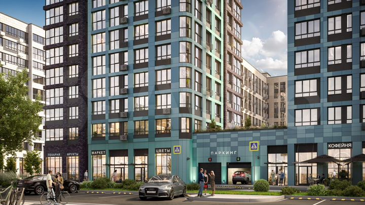 3-к. квартира, 80,8 м², 9/16 эт.