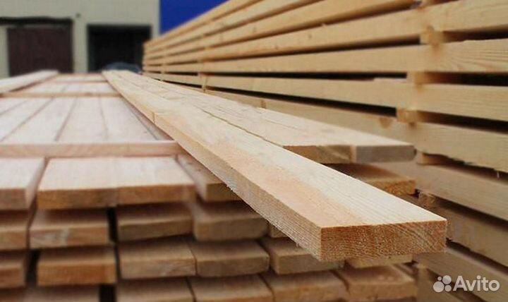 Доска обрезная 50х100х6000мм