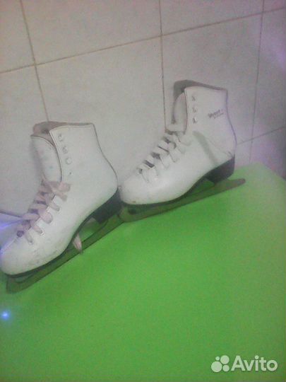 Коньки Скороход+ FasteeL Ine+atemi rapid 34 р