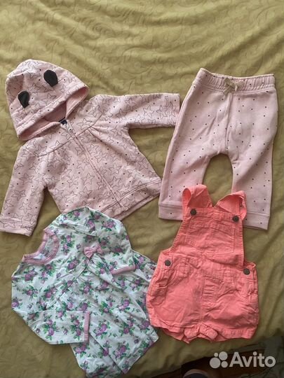Одежда на девочку пакетом 68,74