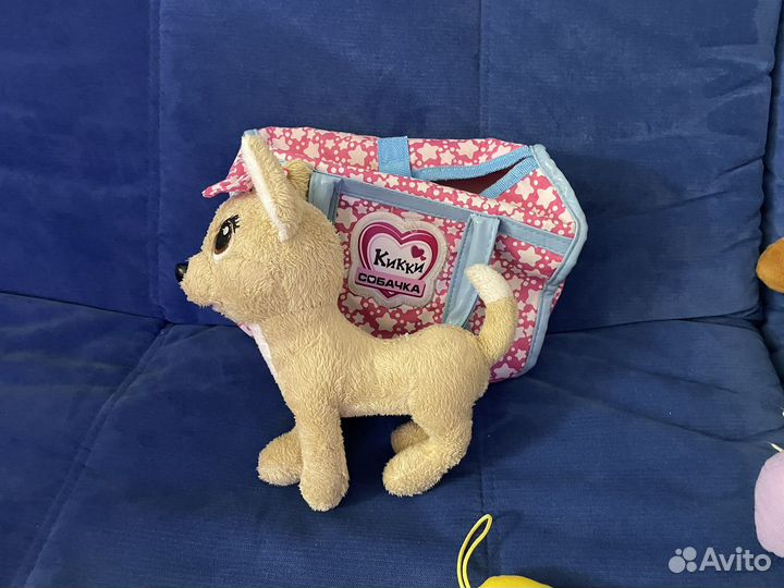 Собачка в сумке игрушечная