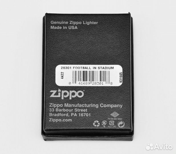 Зажигалка Zippo 28301 Football Оригинал Новая